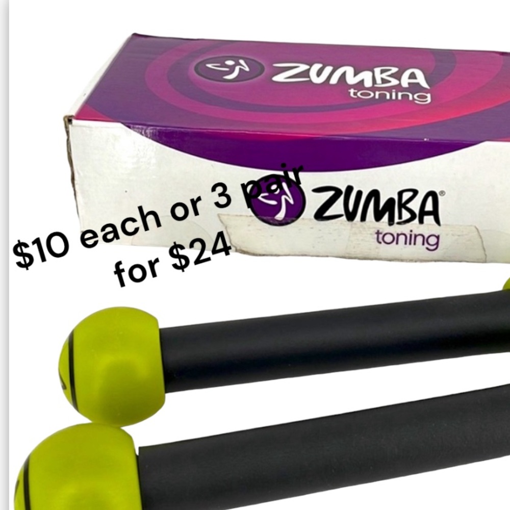 Zumba Toning Sticks ; brand new in box